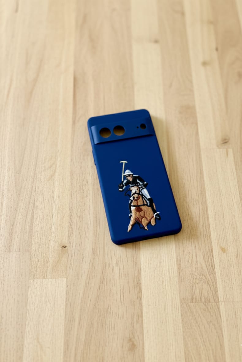 Santa Barbara Polo Leather Embroidered Case - Google Pixel 7