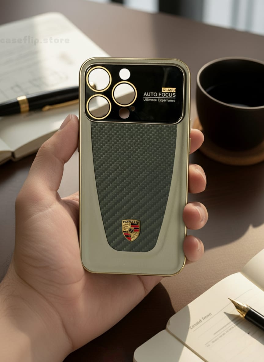 iPhone 15 Pro Max - Premium Porsche Logo Design Phone Case