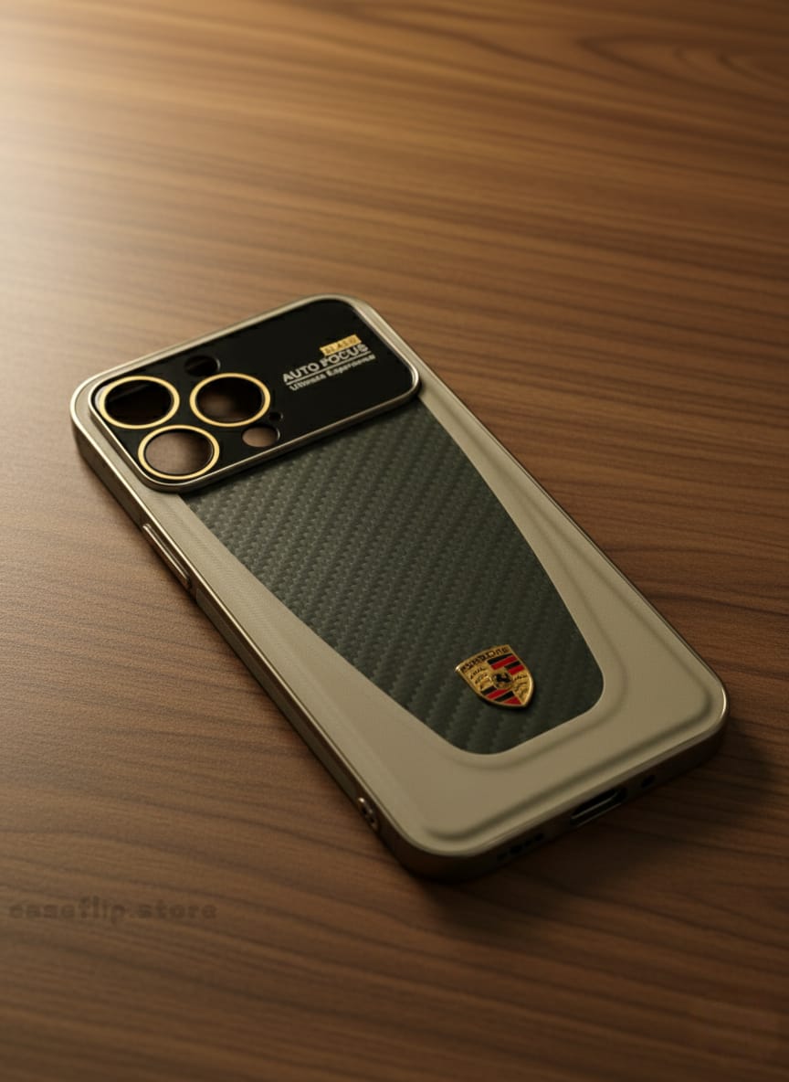 iPhone 15 Pro Max - Premium Porsche Logo Design Phone Case