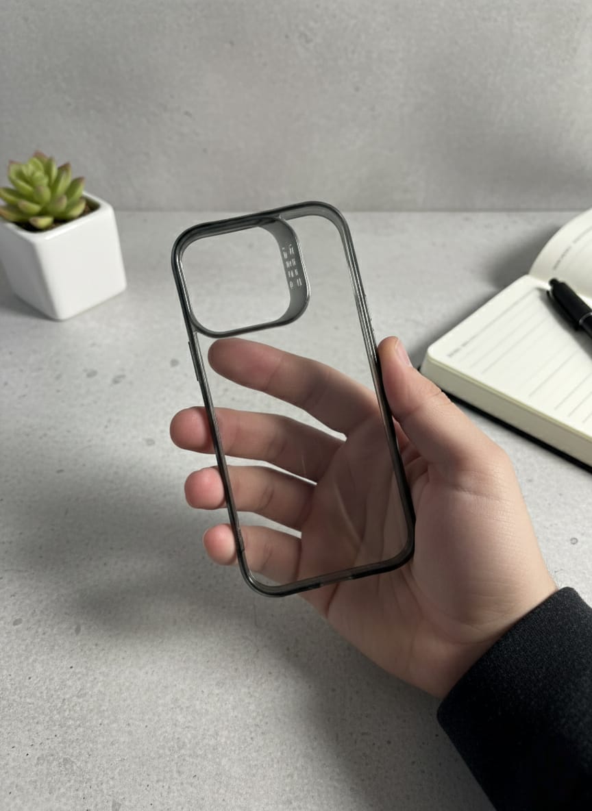 IPhone 14 Pro - Spigen Ultra Hybrid Transparent Phone Case with Accent Frame
