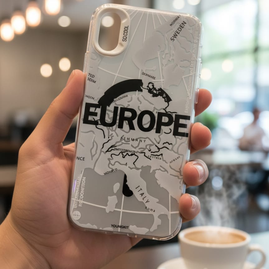 IPhone X - Europe Map Phone Case