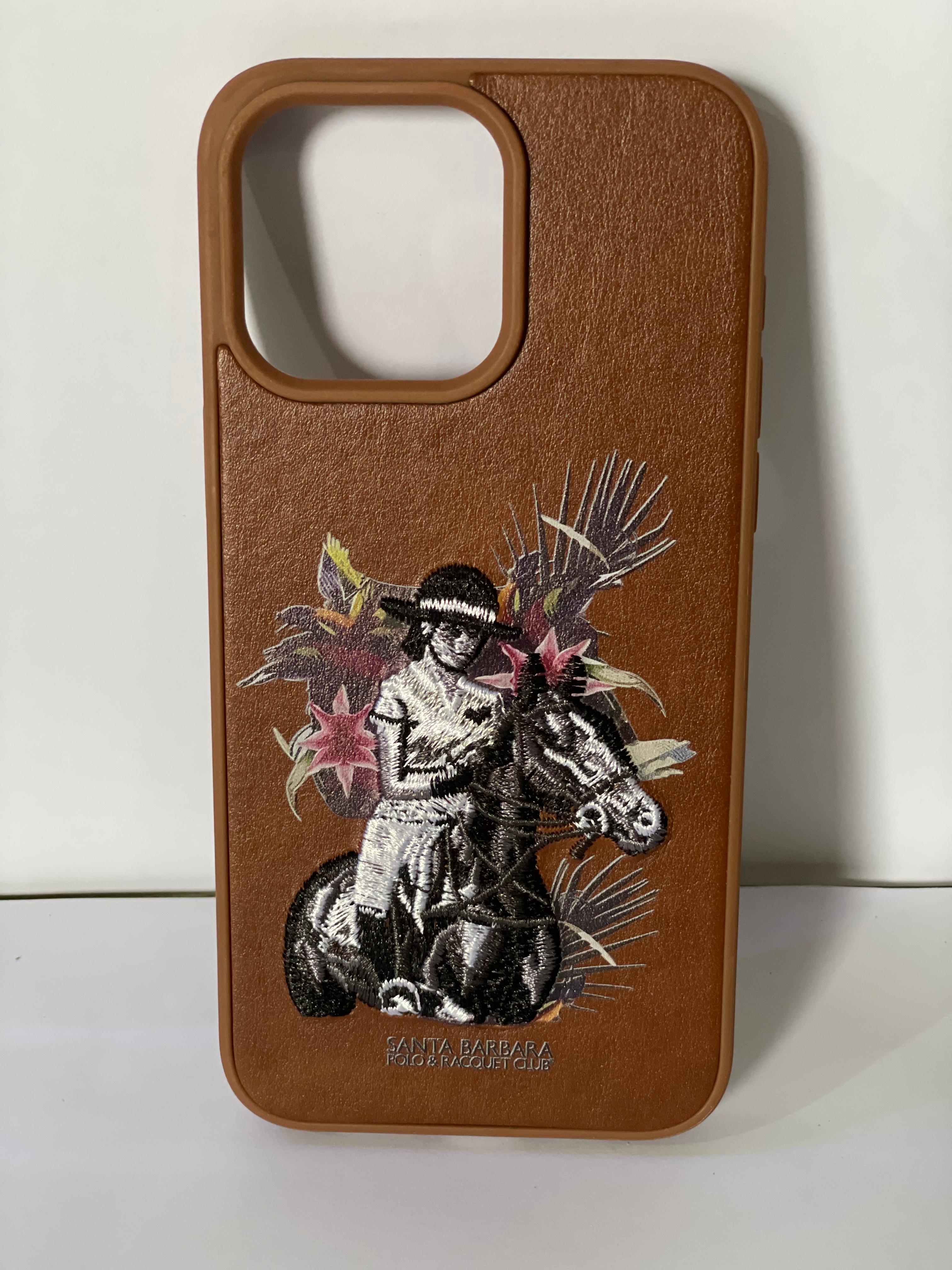 Polo Rider & Floral 3D Premium Design Phone Case - iPhone 15 Pro Max| iPhone 16 Pro Max