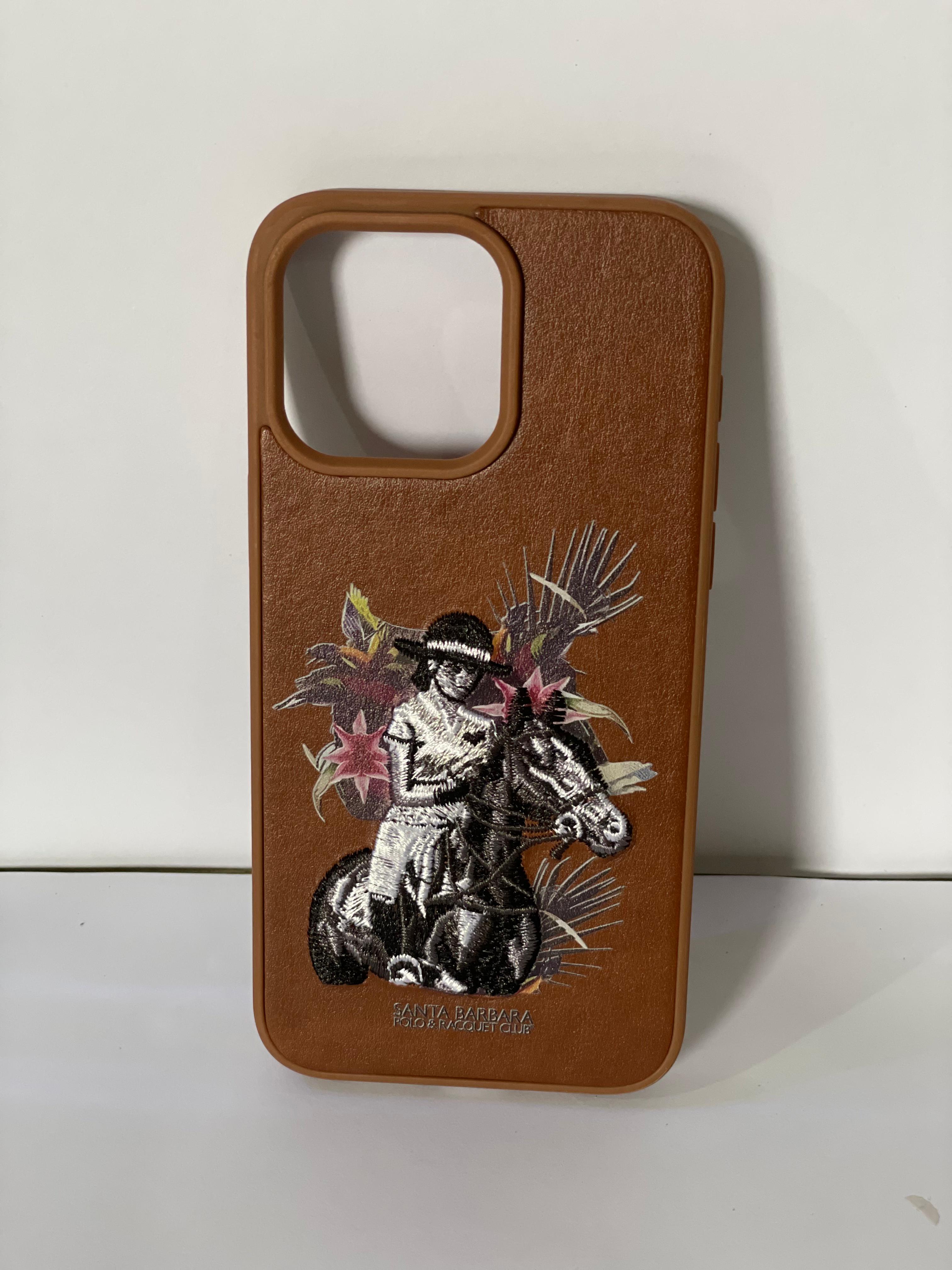 Polo Rider & Floral 3D Premium Design Phone Case - iPhone 15 Pro Max| iPhone 16 Pro Max