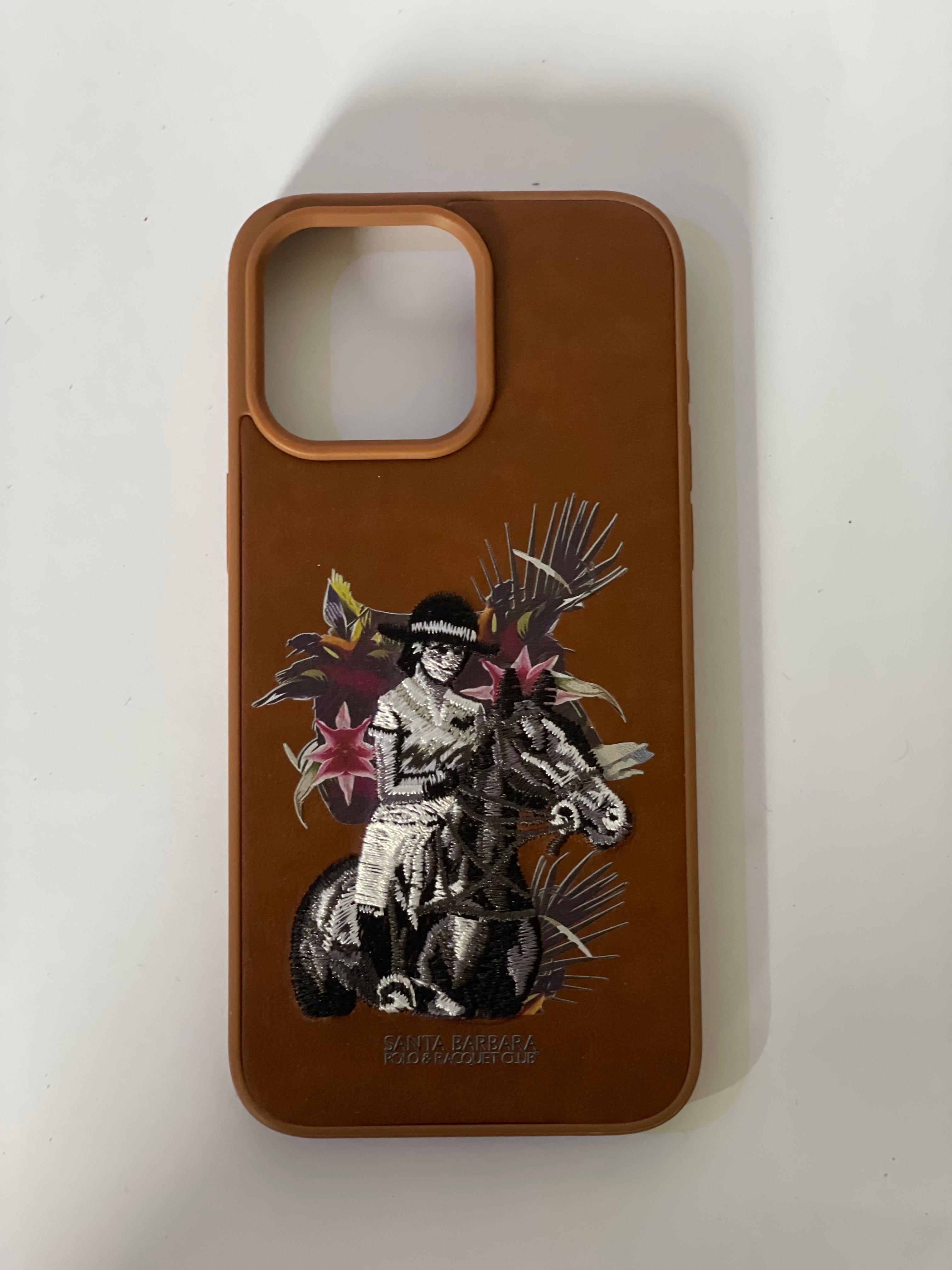 Polo Rider & Floral 3D Premium Design Phone Case - iPhone 15 Pro Max| iPhone 16 Pro Max