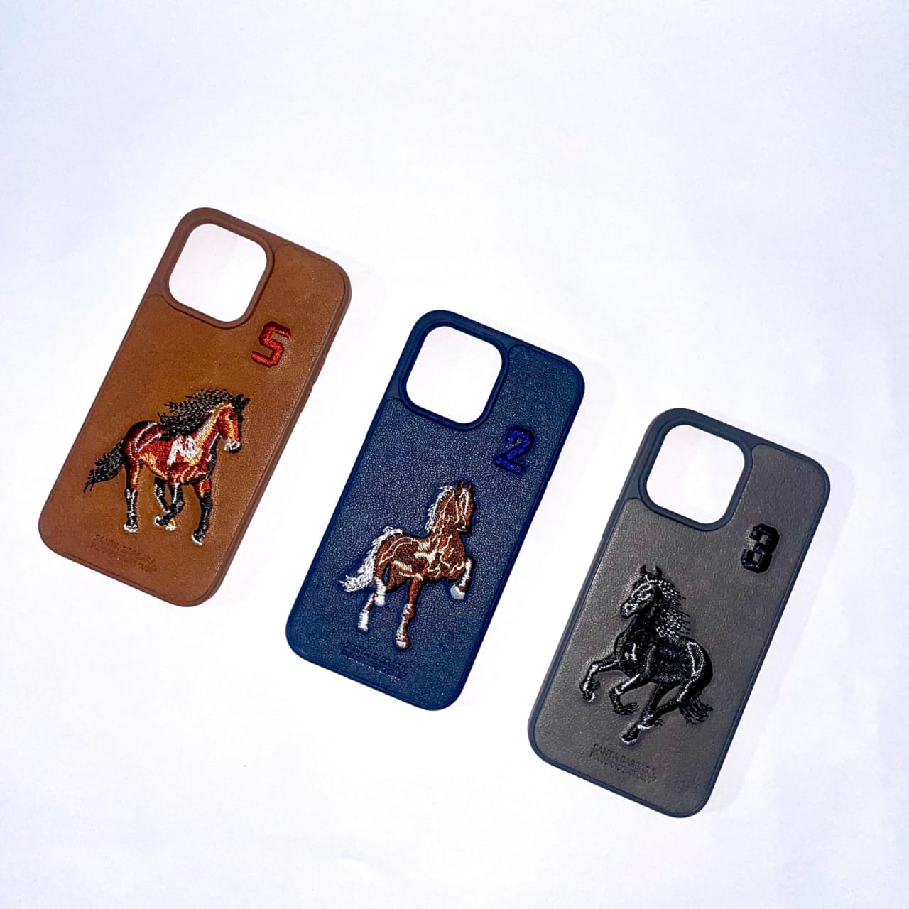 Polo 3D Embroidery Luxury Horse Embossed Phone Case - iPhone 14 Pro Max