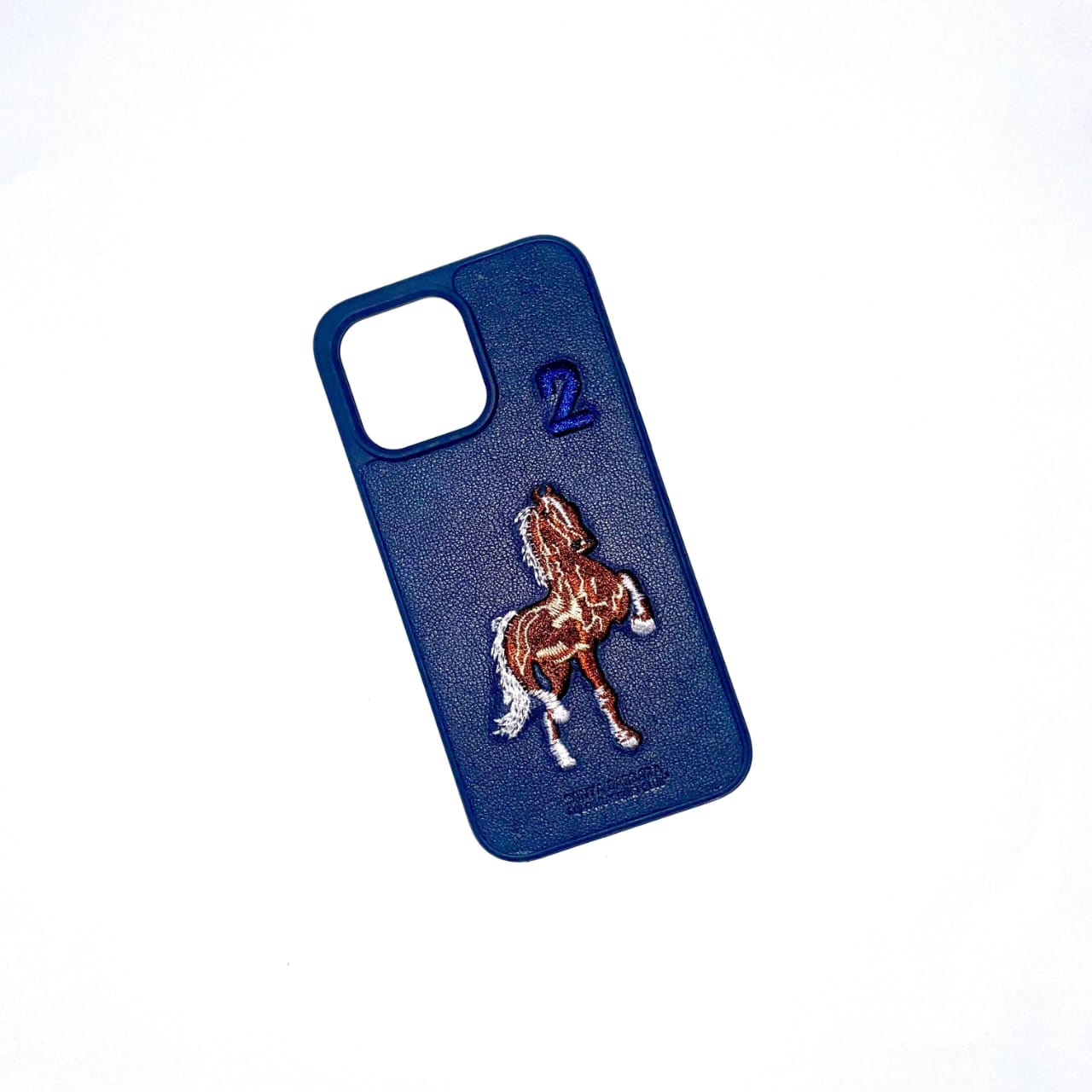 Polo 3D Embroidery Luxury Horse Embossed Phone Case - iPhone 14 Pro Max
