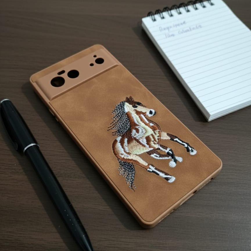 Santa Barbara Polo Embroidered Leather Back Case For Google Pixel 6 | Pixel 7