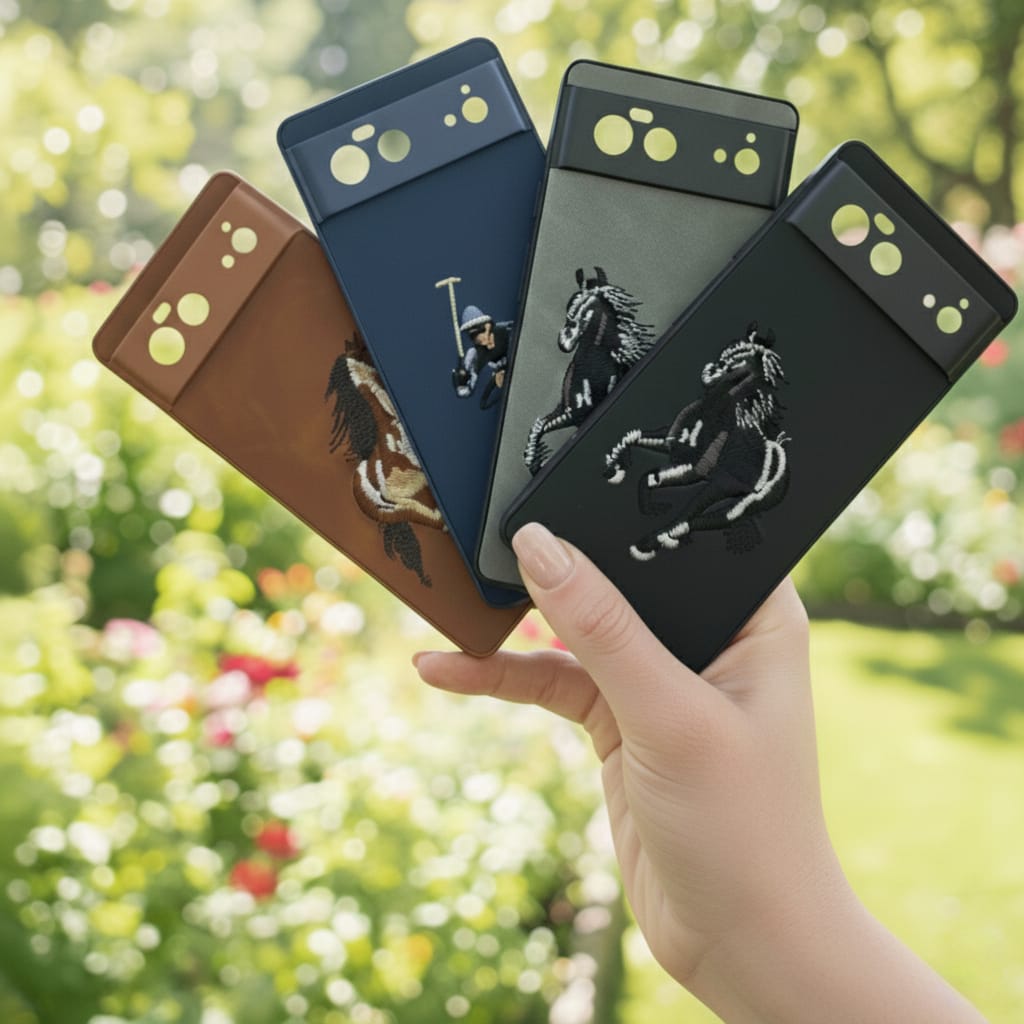 Santa Barbara Polo Embroidered Leather Back Case For Google Pixel 6 | Pixel 7