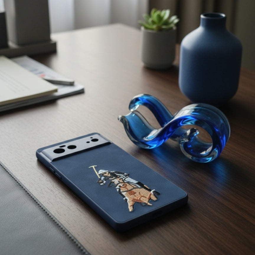 Santa Barbara Polo Embroidered Leather Back Case For Google Pixel 6 | Pixel 7